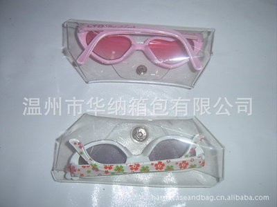 【供應pvc透明眼鏡盒(圖),PVCl軟包,時尚PVC包,透明包,品質好】價格,廠家,圖片,太陽鏡、偏光鏡、時裝鏡,溫州市華納箱包-